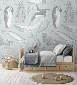 Arctic Animals - Navy