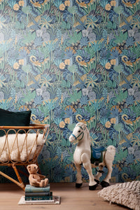 Hide and Seek - Navy Gold