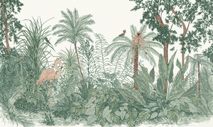Tropica - Green Flamingo
