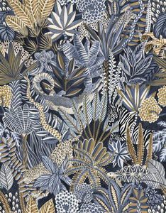 Hide and Seek - Navy Gold