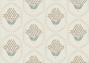 Framed Flowers - Beige