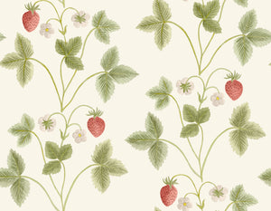 Wild Strawberries - Green and Red