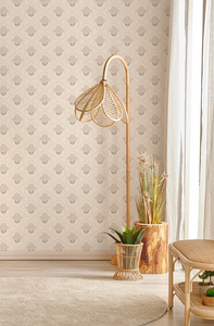 Framed Flowers - Beige