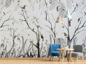 Tropical - Black and White